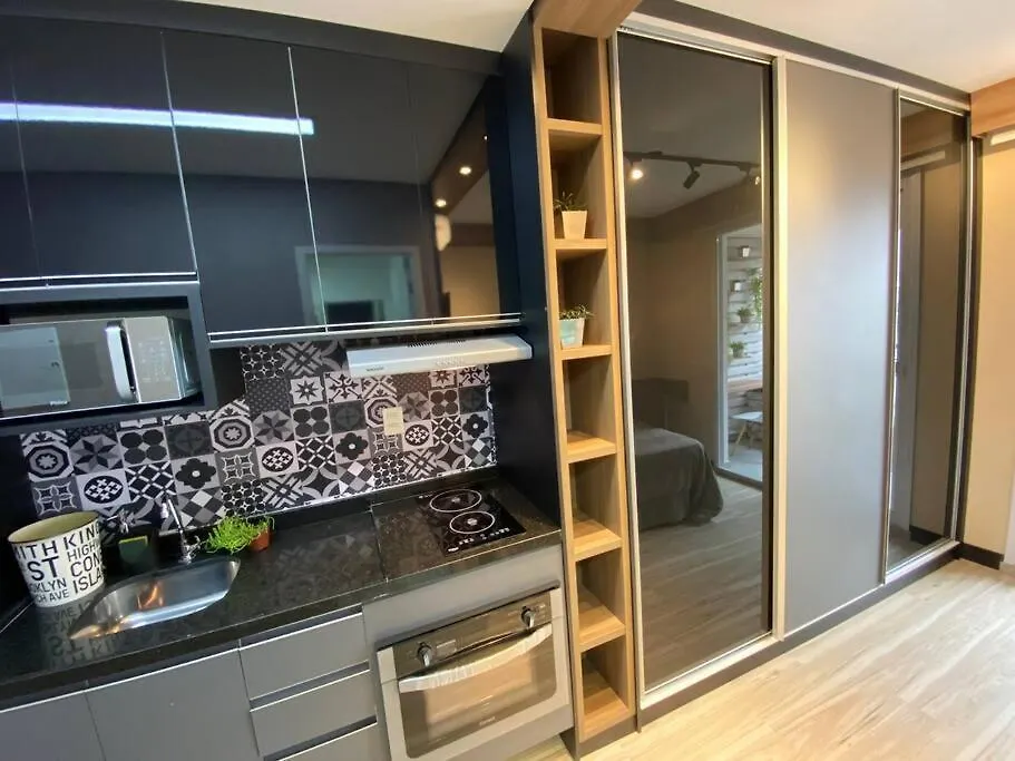 アパート Studio Em Frente Ao Pq Augusta 300 M Do Metro E Universidade Mackenzie サンパウロ